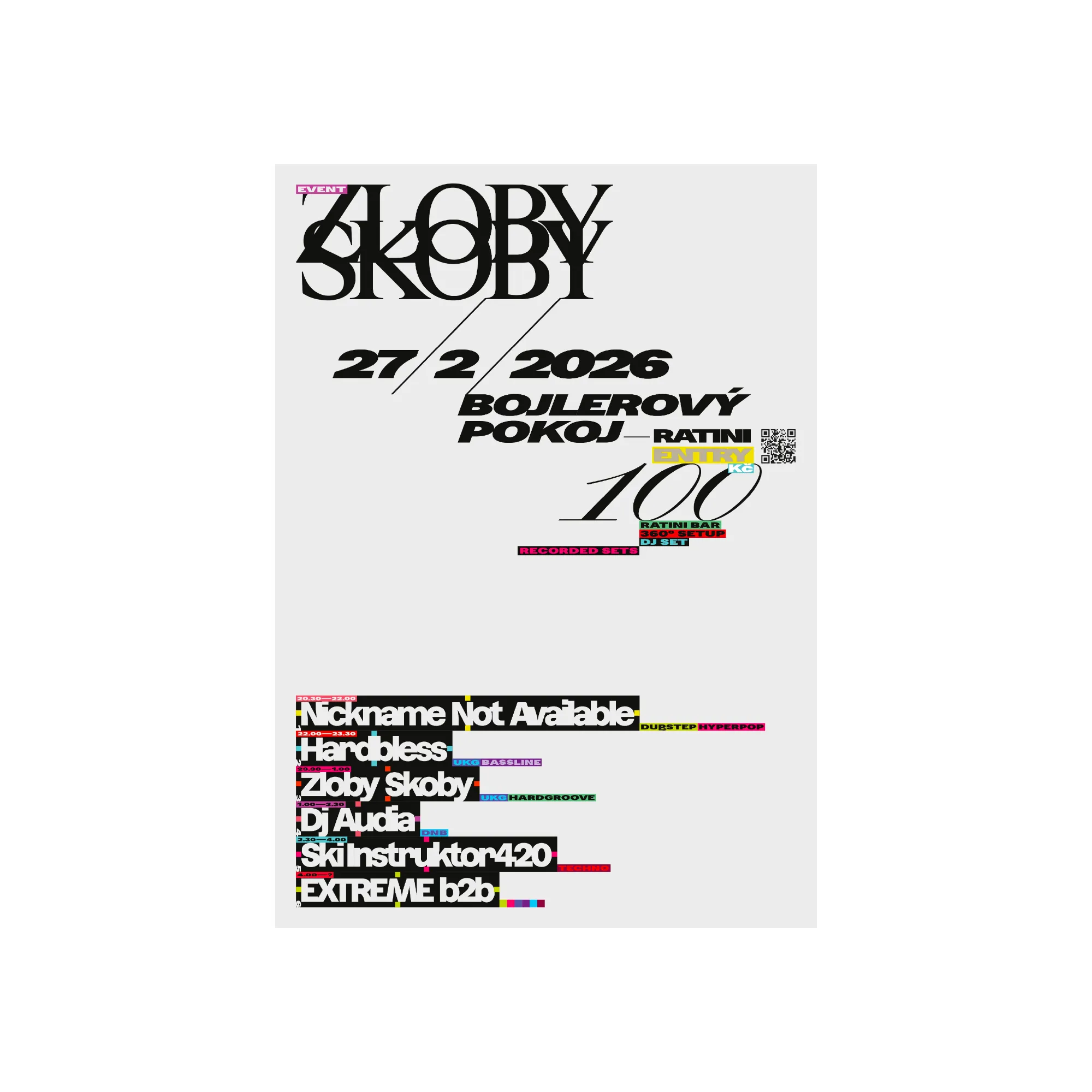Event Bojlerový pokoj — Zloby Skoby